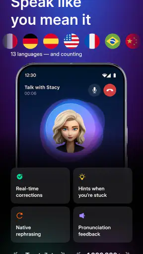 Fluently: AI Language Learning screenshot