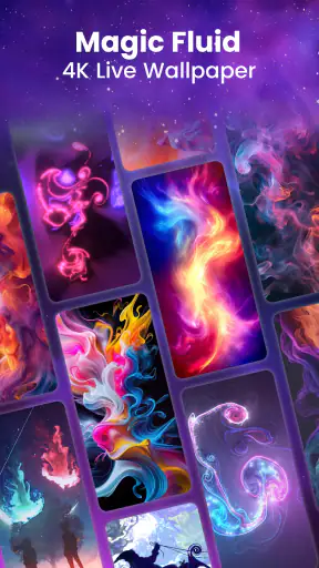 Fluid Magic: 3D Live Wallpaper screenshot
