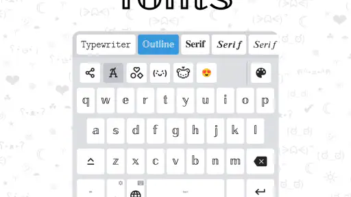 Fonts - מקלדת לגופנים ואמוג'י screenshot