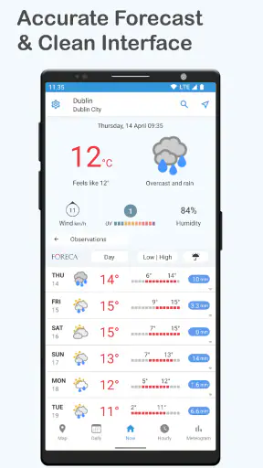 Foreca - מזג אוויר screenshot