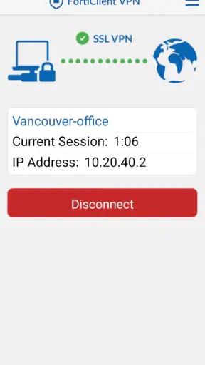 FortiClient VPN screenshot