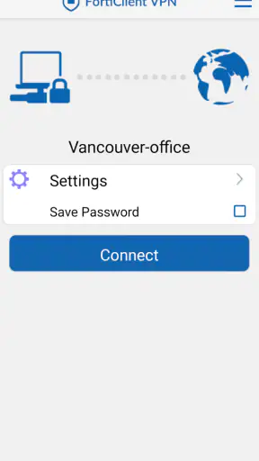 FortiClient VPN screenshot