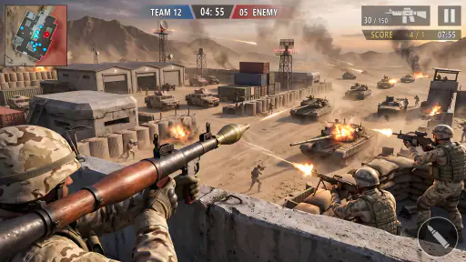 FPS Gun Shooting War Games 3D screenshot
