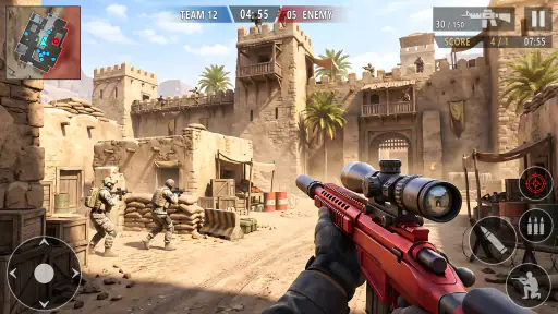FPS Gun Shooting War Games 3D screenshot