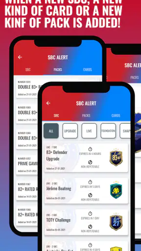 FUT Scoreboard - Track & Alert screenshot
