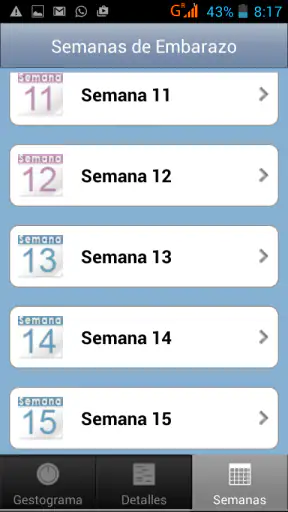 Gestograma - Embarazo Facemamá screenshot