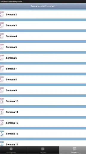 Gestograma - Embarazo Facemamá screenshot