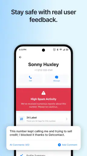 Getcontact screenshot