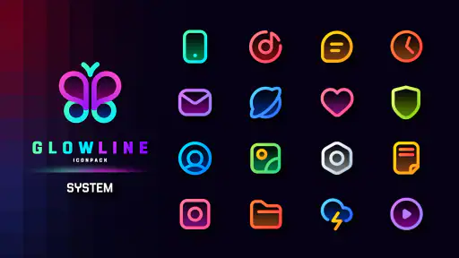 GlowLine Icon Pack screenshot