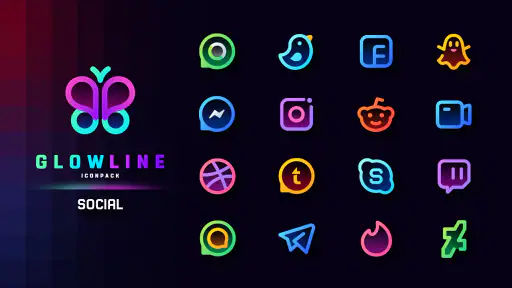 GlowLine Icon Pack screenshot