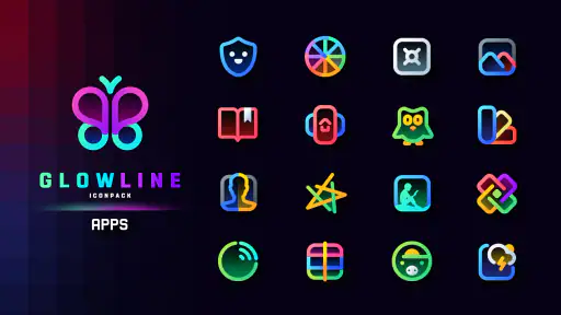 GlowLine Icon Pack screenshot