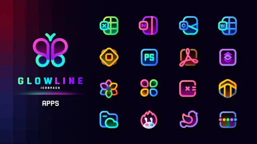 GlowLine Icon Pack screenshot