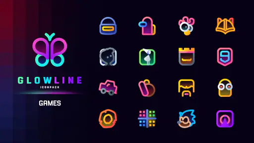 GlowLine Icon Pack screenshot