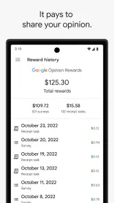 Google Opinion Rewards screenshot