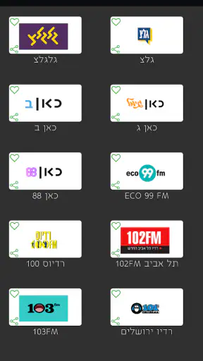 GSRadio - תחנות רדיו מובילות screenshot