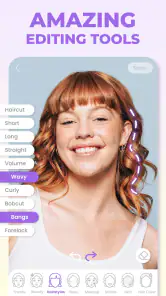 HairApp: תסרוקת, צבע שיער screenshot