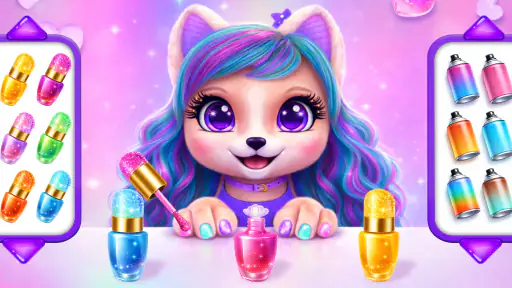 Hairstyle: pet care salon game screenshot