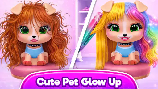 Hairstyle: pet care salon game screenshot