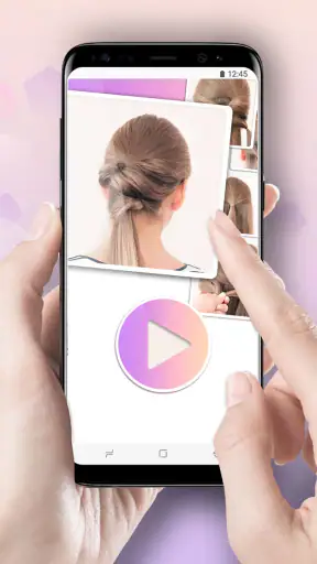 Hairstyles step by step screenshot