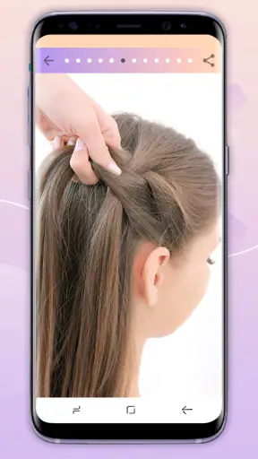 Hairstyles step by step screenshot