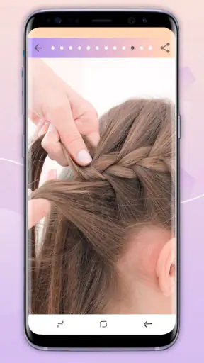 Hairstyles step by step screenshot