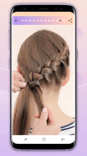 Hairstyles step by step screenshot