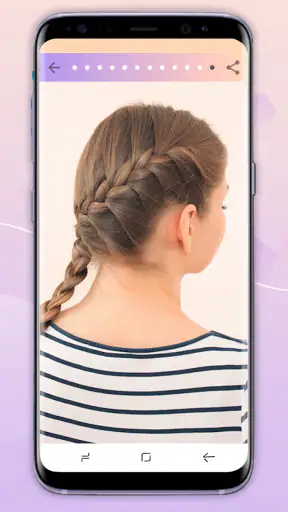 Hairstyles step by step screenshot