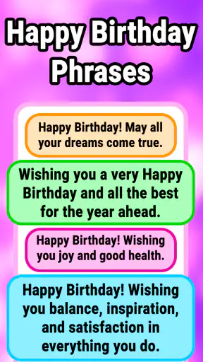 Happy Birthday Wishes screenshot