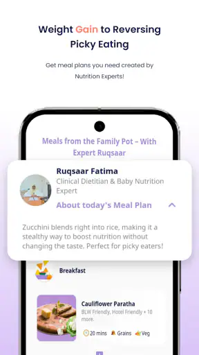 Happy Eaters: Weaning Recipes screenshot