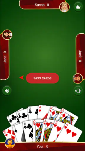 Hearts screenshot