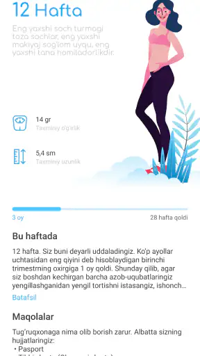 Homiladorlik davri screenshot