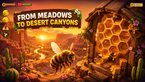 Honey Bee Life Simulator 3D screenshot