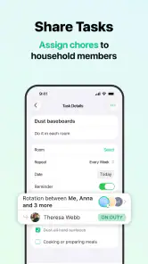 House Chores Cleaning Schedule screenshot