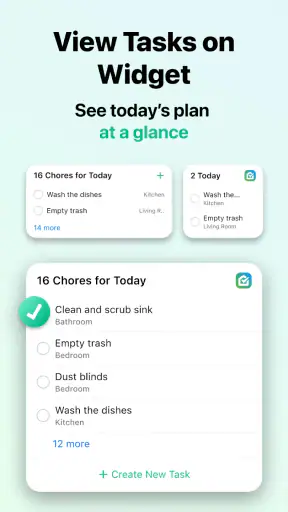 House Chores Cleaning Schedule screenshot