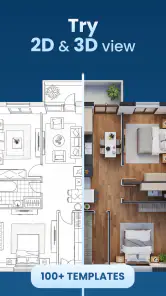 House Design Plan 3D App screenshot
