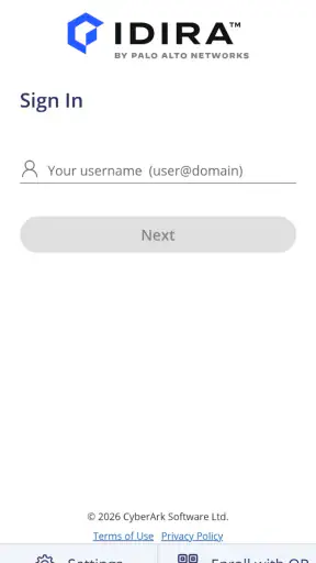 Idira Identity screenshot