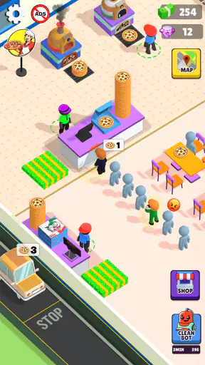 Idle Pizza Shop Tycoon Game screenshot