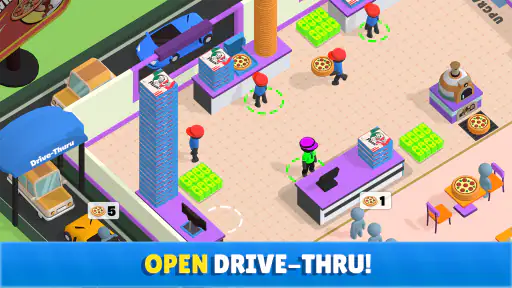Idle Pizza Shop Tycoon Game screenshot