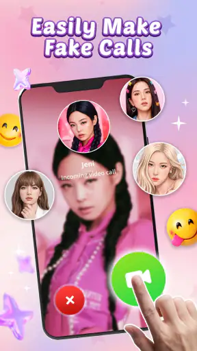Idol Phone: Call & Chat Prank screenshot