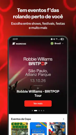 Ingresse - Ingressos e Eventos screenshot