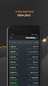 Investing.com: מניות, מט"ח screenshot