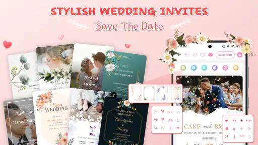 Invitation Card Maker & RSVP screenshot