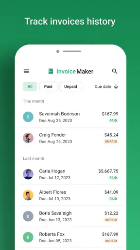 Invoice & Receipt Maker screenshot