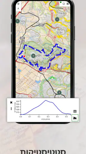 Israel Hiking Map screenshot