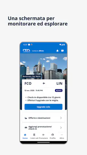 ITA Airways screenshot