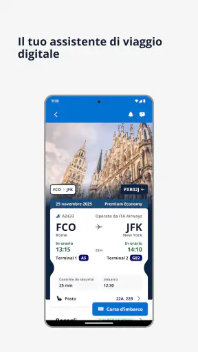 ITA Airways screenshot