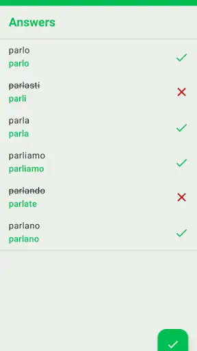 Italian Verbs: Learn & Train screenshot