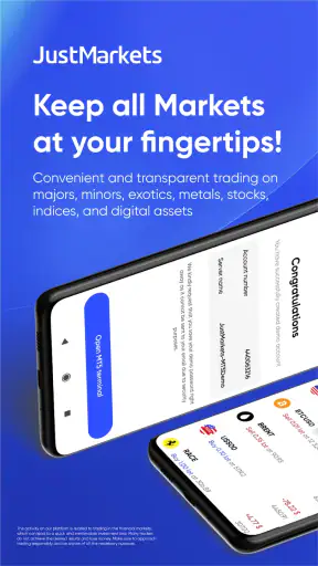 JustMarkets Trading screenshot