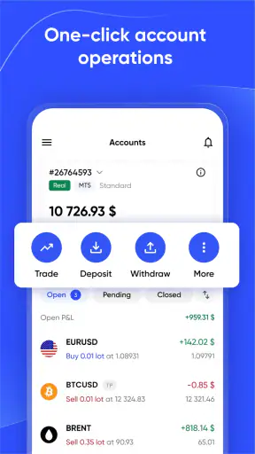 JustMarkets Trading screenshot