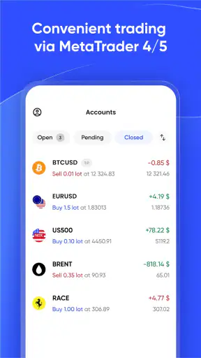 JustMarkets Trading screenshot